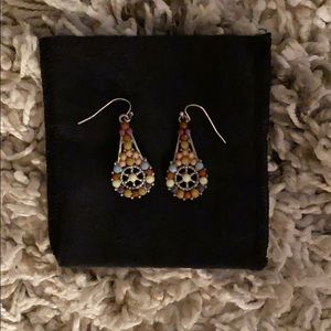 Peace Symbol Fishhook Earrings